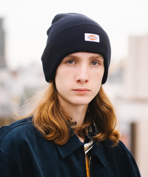 Dickies(ディッキーズ)の「Dickies KNIT WATCH / ディッキーズ オーバルロゴ ピスネーム付 ワッチキャップ(ニットキャップ/ビーニー・メンズ・ブラック/パープル/ネイビー/ブラウン/レッド/イエロー/チャコール/ダークブラウン/ブラック系その他/オレンジ/オフホワイト/カーキ/ブルー/グリーン・FREE)」の9枚目の写真