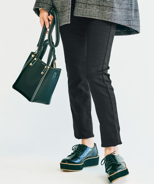 green label relaxing（グリーンレーベルリラクシング）の「KFC MINI BOX 2WAY バッグ（ショルダーバッグ・レディース・ブラウン/オレンジ/ブラック・FREE）」の15枚目の写真