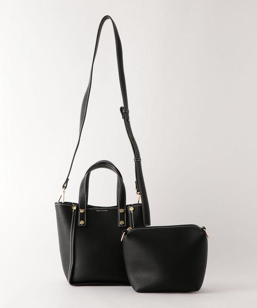 green label relaxing（グリーンレーベルリラクシング）の「KFC MINI BOX 2WAY バッグ（ショルダーバッグ・レディース・ブラウン/オレンジ/ブラック・FREE）」の4枚目の写真