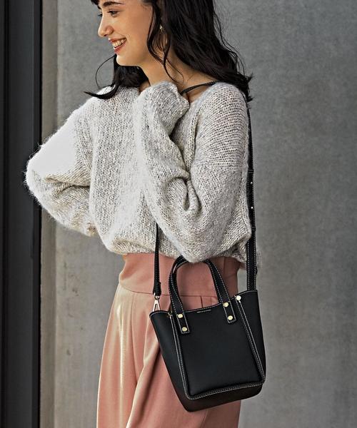 green label relaxing（グリーンレーベルリラクシング）の「KFC MINI BOX 2WAY バッグ（ショルダーバッグ・レディース・ブラウン/オレンジ/ブラック・FREE）」の19枚目の写真