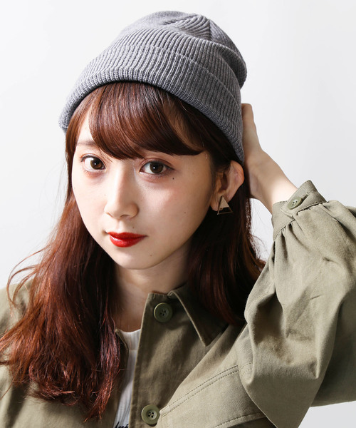 WEGO（ウィゴー）の「WEGO/2WAYロールニットキャップ（ニットキャップ/ビーニー・メンズ・ブラック/パープル/ネイビー/レッド/マスタード/杢グレー/イエロー系その他/オレンジ系その他・FREE）」の14枚目の写真