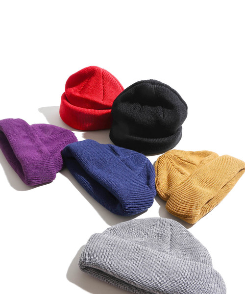 WEGO（ウィゴー）の「WEGO/2WAYロールニットキャップ（ニットキャップ/ビーニー・メンズ・ブラック/パープル/ネイビー/レッド/マスタード/杢グレー/イエロー系その他/オレンジ系その他・FREE）」の11枚目の写真