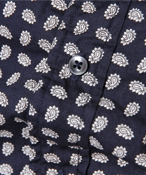 BEAMS BOY（ビームスボーイ）の「BEAMS BOY / プリントレギュラーカラーシャツ（シャツ/ブラウス・レディース・オリーブ/ネイビー・ONE SIZE）」の10枚目の写真
