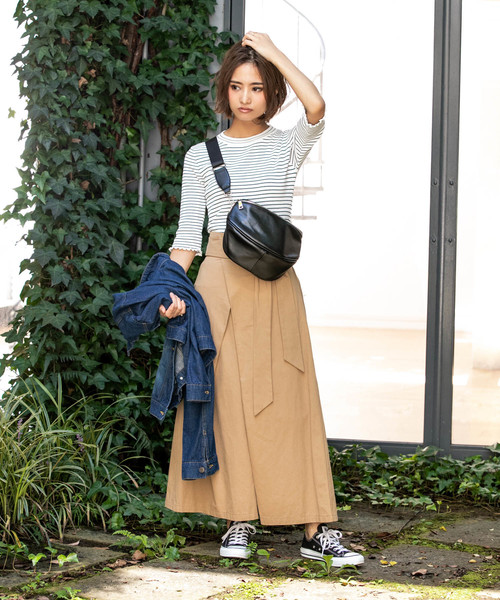 Edit Sheen(エディットシーン)の「ダブルファスナーボディーバッグ(ボディバッグ/ウエストポーチ・レディース・ブラック・FREE)」の9枚目の写真