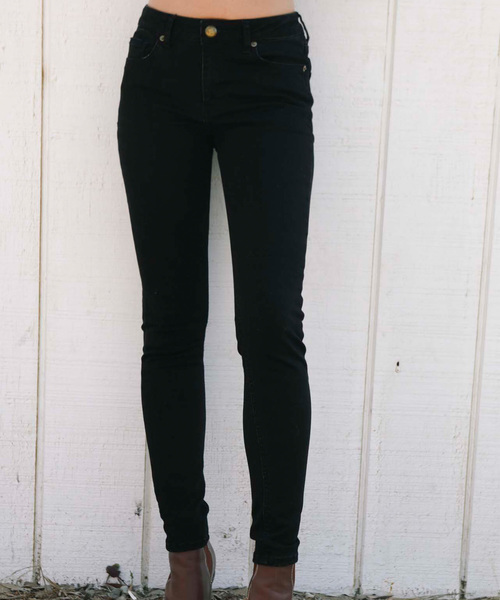 ALEXIA STAM（アリシアスタン）の「Arrow Pocket Stretch Black Skinny/スキニーパンツ（デニムパンツ・レディース・ブラック・XS）」の3枚目の写真