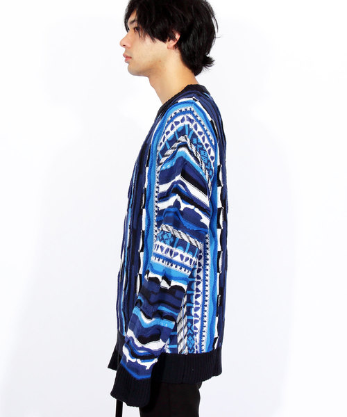 ８(eight)（エイト）の「編み替え ニットセーター マルチニット（ニット/セーター・メンズ・ブラック/ネイビー/マルチ・MEDIUM/LARGE）」の10枚目の写真