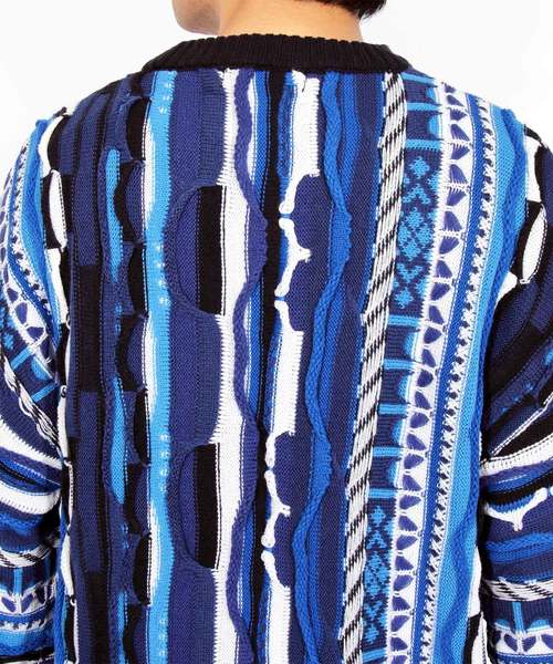 ８(eight)（エイト）の「編み替え ニットセーター マルチニット（ニット/セーター・メンズ・ブラック/ネイビー/マルチ・MEDIUM/LARGE）」の14枚目の写真