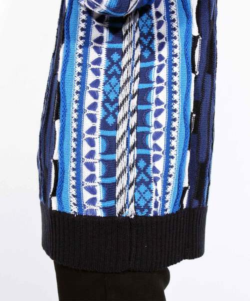 ８(eight)（エイト）の「編み替え ニットセーター マルチニット（ニット/セーター・メンズ・ブラック/ネイビー/マルチ・MEDIUM/LARGE）」の21枚目の写真