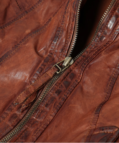 goa（ゴア）の「ラクーンファー付レザーフードジャケット（その他アウター・レディース・ブラック/ベージュ/キャメル・FREE）」の16枚目の写真