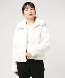 guess dessie faux fur jacket