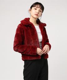 guess dessie faux fur jacket