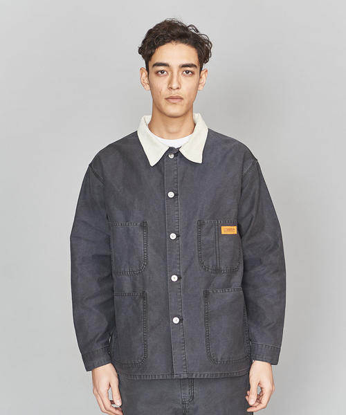 UNIVERSAL OVERALL(ユニバーサルオーバーオール)の「【別注】 <UNIVERSAL OVERALL> MOLE C/A/カバーオール ◆(カバーオール・メンズ・ブラック/ネイビー/ブラウン・MEDIUM/SMALL/LARGE)」の5枚目の写真