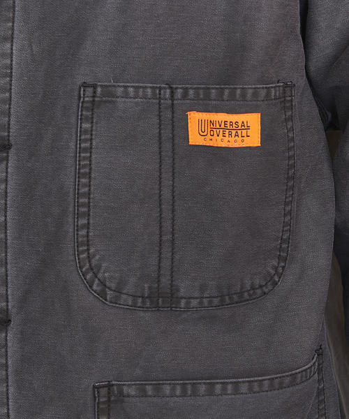 UNIVERSAL OVERALL(ユニバーサルオーバーオール)の「【別注】 <UNIVERSAL OVERALL> MOLE C/A/カバーオール ◆(カバーオール・メンズ・ブラック/ネイビー/ブラウン・MEDIUM/SMALL/LARGE)」の13枚目の写真