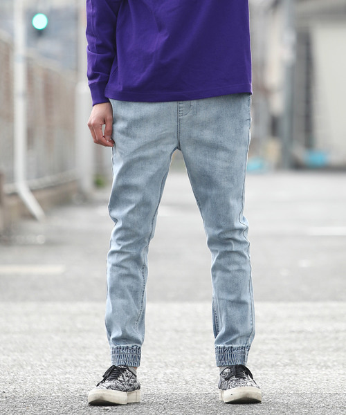 Ressaca（レサーカ）の「デニムジョガーパンツ（デニムパンツ・メンズ・ライトブルー/ブラック/インディゴブルー・M/L/XL）」の7枚目の写真