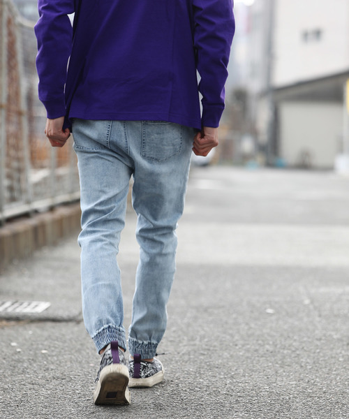 Ressaca（レサーカ）の「デニムジョガーパンツ（デニムパンツ・メンズ・ライトブルー/ブラック/インディゴブルー・M/L/XL）」の8枚目の写真