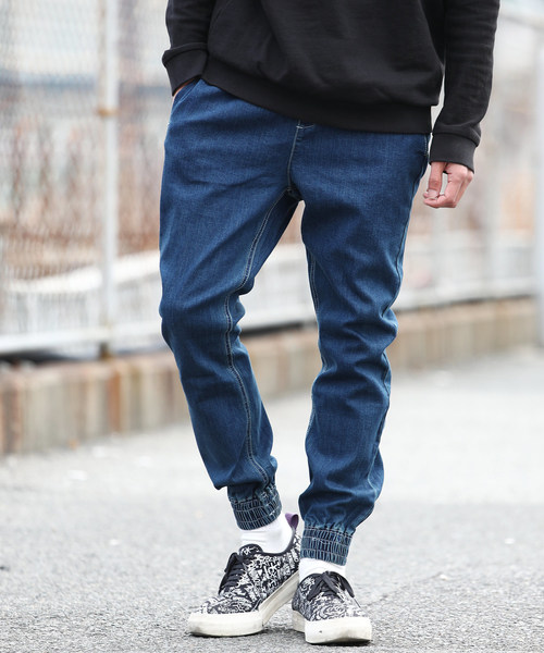 Ressaca（レサーカ）の「デニムジョガーパンツ（デニムパンツ・メンズ・ライトブルー/ブラック/インディゴブルー・M/L/XL）」の9枚目の写真