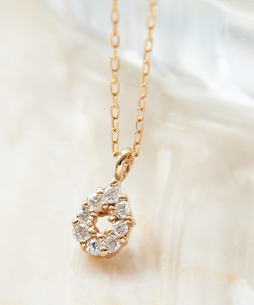 パヴェダイヤモンドネックレス ネックレス Phoebe フィービィー のファッション アクセサリー ネックレス K10 パヴェダイヤモンドネックレス ネックレス Phoebe フィービィー のファッション アクセサリー ネックレス K10