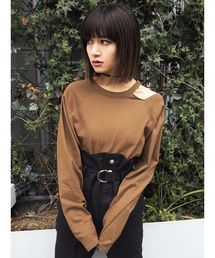 EMODA | ボックススリットボーイズロンT(Tシャツ/カットソー)