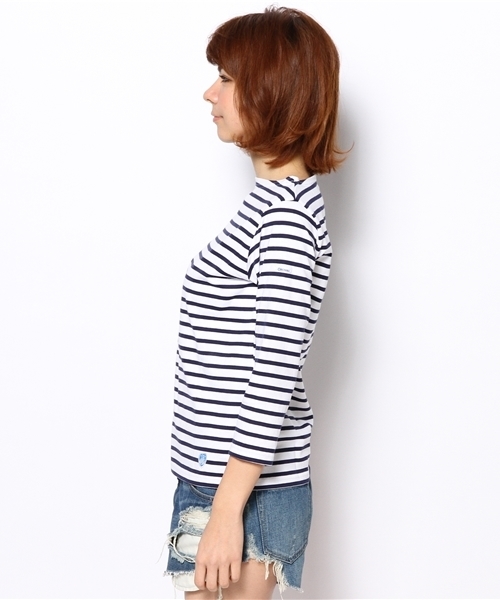 Ray BEAMS(レイビームス)の「ORCIVAL / RC-6882(Tシャツ/カットソー・レディース・ホワイト/グリーン系その他・ONE SIZE)」の4枚目の写真