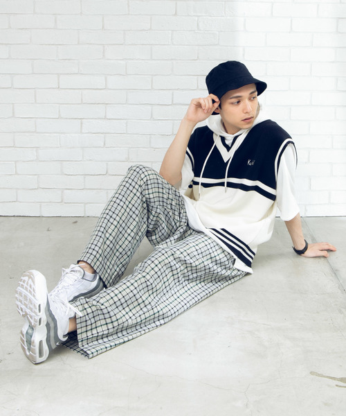 WEGO（ウィゴー）の「WEGO/ミラノリブニットベスト（ベスト・メンズ・ベージュ/ネイビー/グレー・MEDIUM/LARGE）」の22枚目の写真