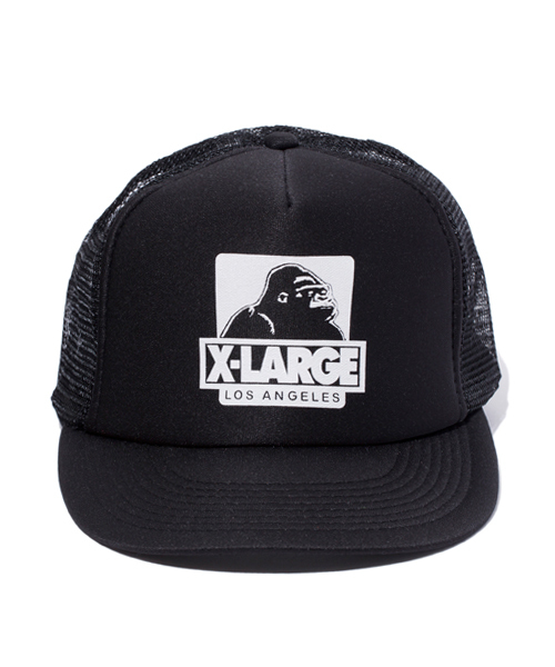 XLARGE（エクストララージ）の「OG MESH TRUCKER CAP（キャップ・メンズ・ブラック/グリーン/ネイビー/レッド・ONE SIZE）」の2枚目の写真