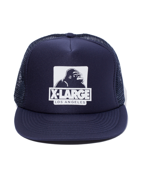 XLARGE（エクストララージ）の「OG MESH TRUCKER CAP（キャップ・メンズ・ブラック/グリーン/ネイビー/レッド・ONE SIZE）」の5枚目の写真