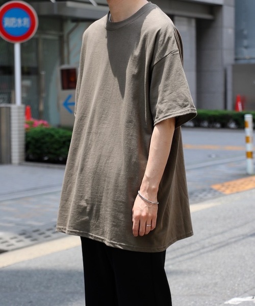 C.E.L.STORE（セルストア）の「【ZOZOTOWN限定】GILDAN/ギルダン 6oz SS TEE（Tシャツ/カットソー・メンズ・ホワイト/チャコールグレー/ライトグレー/ブラック/ヘザーグレー/オリーブ/ネイビー/パープル/ライトピンク/ダークグリーン/ミント/モスグリーン/サンドベージュ/インディゴブルー/ライトイエロー/ダークブラウン/オレンジ/ライトグレー系1/ライトパープル/グリーン系2/ブルー系1・LARGE/MEDIUM/X-LARGE/SMALL）」の22枚目の写真