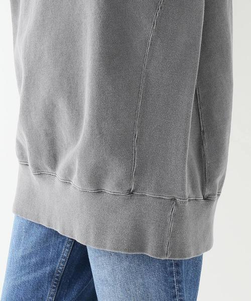 JOINT WORKS(ジョイントワークス)の「オーバーサイズピグメントウラケプルオーバー(Tシャツ/カットソー・レディース・ブラック/ベージュ/サックスブルー・FREE)」の13枚目の写真