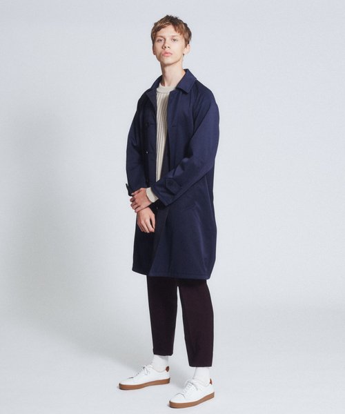 ABAHOUSE（アバハウス）の「【撥水加工】リバーシブル バルカラー コート（ステンカラーコート・メンズ・ベージュ/ネイビー・44/46/48/50）」の19枚目の写真