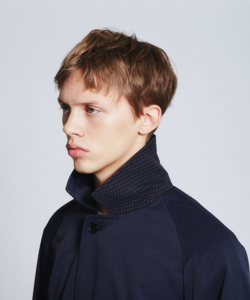 ABAHOUSE（アバハウス）の「【撥水加工】リバーシブル バルカラー コート（ステンカラーコート・メンズ・ベージュ/ネイビー・44/46/48/50）」の16枚目の写真