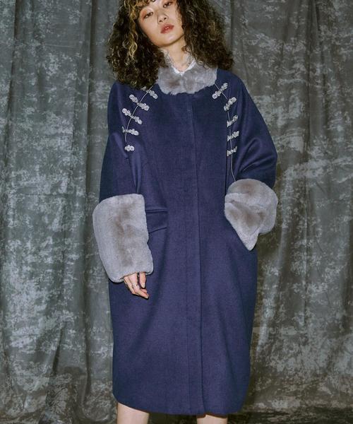 Cocoon Pameo Pose パメオポーズ のファッション ジャケット アウター Coat ピーコート Pameo ピーコート Mandarin