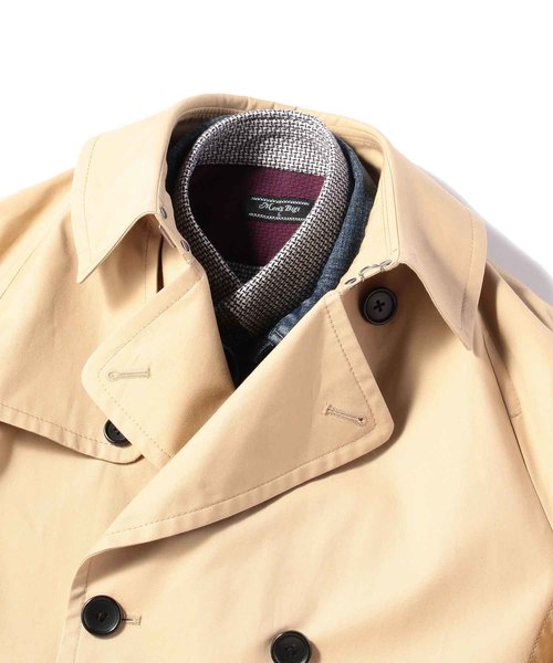 ゆうパケット× MENS BIGI メンズビギ トレンチコート アウター ビックサイズ 伊素材 ブラウン系 ウールポリ L 日本製 e11d006MEN MEN\u0027S BIGI メンズビギ トレンチコート 美シルエット Lサイズ - メルカリ