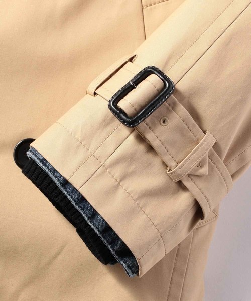 MEN'S BIGI（メンズビギ）の「PERTEX中綿トレンチコート（トレンチコート・メンズ・ブラック/ベージュ・LL/S/M/L）」の8枚目の写真