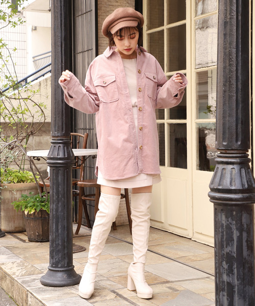 one after another NICE CLAUP(ワンアフターアナザーナイスクラップ)の「ロングブーツ(ブーツ・レディース・アイボリー/ブラック/モカ・SMALL/MEDIUM/LARGE)」の5枚目の写真