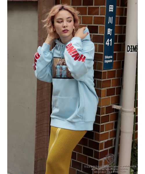 jouetie（ジュエティ）の「THE SHiNiNG コラボフーディ（パーカー・レディース・グレー/ブラック/ライトブルー・MEDIUM）」の17枚目の写真