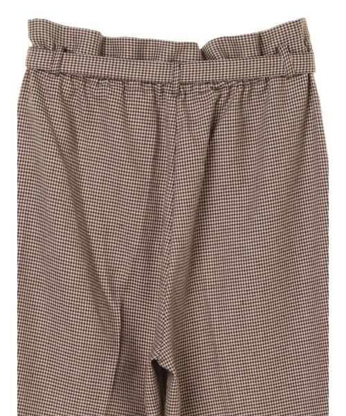 earth music&ecology(アースミュージックアンドエコロジー)の「ミルクティーワイドパンツ*(その他パンツ・レディース・チェック/その他12/アイボリー/キャメル・FREE)」の15枚目の写真