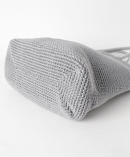 LUDLOW（ラドロー）の「Cord bag animal motif ( L size )（トートバッグ・レディース・シルバー/ブラウン系その他/ブラック・FREE）」の5枚目の写真