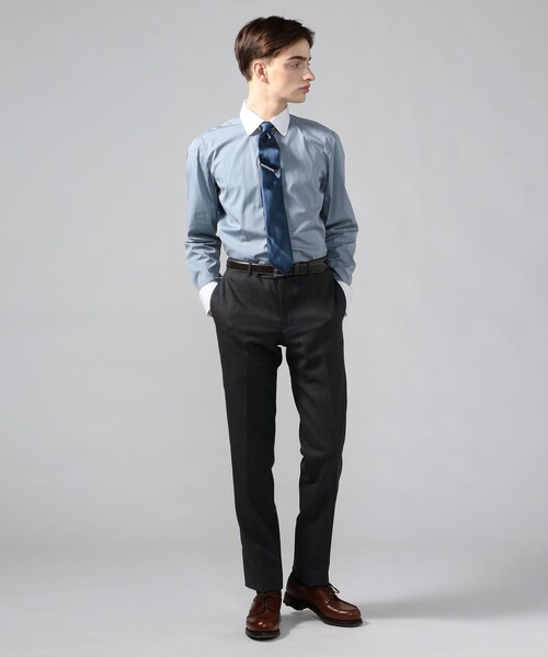 TOMORROWLAND (トゥモローランド)の「【別注】ERRICO FORMICOLA×TOMORROWLAND コットン ラウンドカラーシャツ(シャツ/ブラウス・メンズ・ブラウン系その他/グレー系その他2/パープル系その他3・38/39/40/42/41/37)」の4枚目の写真