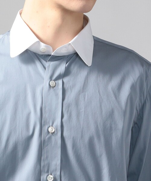 TOMORROWLAND (トゥモローランド)の「【別注】ERRICO FORMICOLA×TOMORROWLAND コットン ラウンドカラーシャツ(シャツ/ブラウス・メンズ・ブラウン系その他/グレー系その他2/パープル系その他3・38/39/40/42/41/37)」の13枚目の写真