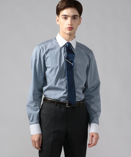 TOMORROWLAND (トゥモローランド)の「【別注】ERRICO FORMICOLA×TOMORROWLAND コットン ラウンドカラーシャツ(シャツ/ブラウス・メンズ・ブラウン系その他/グレー系その他2/パープル系その他3・38/39/40/42/41/37)」の19枚目の写真