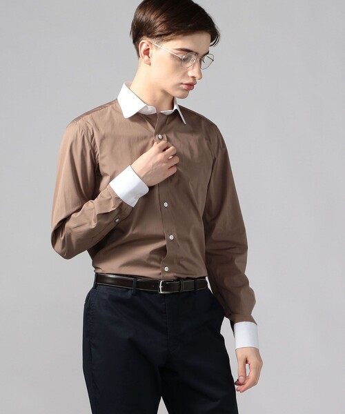 TOMORROWLAND (トゥモローランド)の「【別注】ERRICO FORMICOLA×TOMORROWLAND コットン ラウンドカラーシャツ(シャツ/ブラウス・メンズ・ブラウン系その他/グレー系その他2/パープル系その他3・38/39/40/42/41/37)」の20枚目の写真