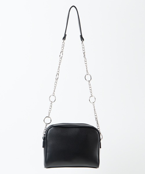 WEGO（ウィゴー）の「WEGO/リングチェーンミニショルダーバッグ（ショルダーバッグ・レディース・その他1/ブラック・FREE）」の5枚目の写真