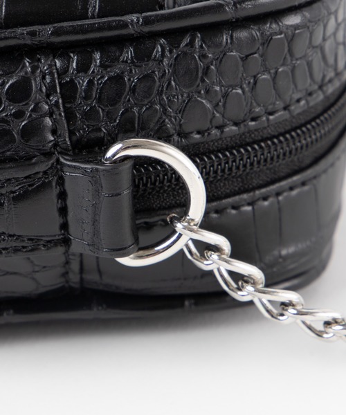 WEGO（ウィゴー）の「WEGO/リングチェーンミニショルダーバッグ（ショルダーバッグ・レディース・その他1/ブラック・FREE）」の9枚目の写真