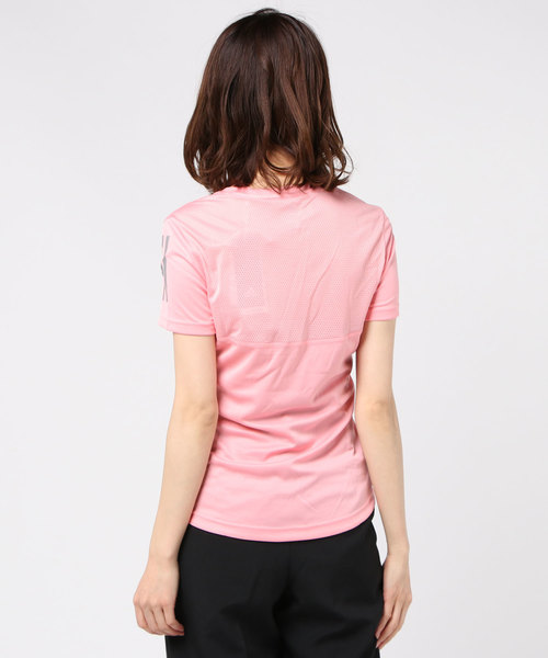 adidas(アディダス)の「アディダス adidas OWN THE RUN Tシャツ(Tシャツ/カットソー・レディース・ピンク・XL/S/M/L)」の3枚目の写真