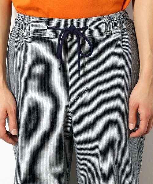 Purple&Yellow（パープルアンドイエロー）の「ヒッコリー　デニム　シェフパンツ（デニムパンツ・メンズ・ストライプ/インディゴブルー・SMALL/MEDIUM/LARGE/X-SMALL）」の11枚目の写真