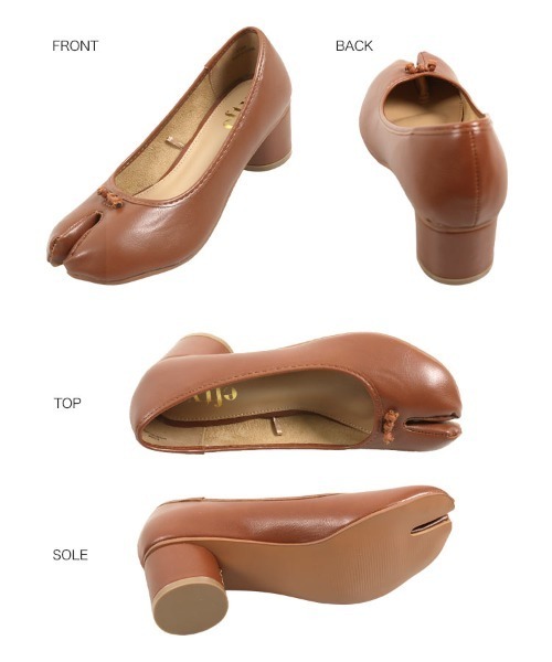 KOBE LETTUCE(コウベレタス)の「足袋バレエパンプス(パンプス・レディース・ベージュ/ブラック/ホワイト/ブラウン・LL/L/S/M)」の12枚目の写真