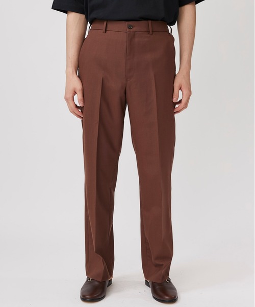 MARKAWARE STRAIGHT FIT TROUSERS スラックスパンツ STRAIGHT FIT TROUSERS ORGANIC WOOL TROPICAL - MARKAWARE 「Area」