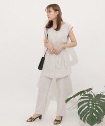 SENSE OF PLACE by URBAN RESEARCH | リネンライクセットアップ(テーパード)(ワンピース)