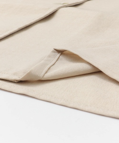 SENSE OF PLACE by URBAN RESEARCH（センスオブプレイスバイアーバンリサーチ）の「リネンライクセットアップ(テーパード)（ワンピース・レディース・ブラック/ライトベージュ/ベージュ・SMALL/MEDIUM）」の12枚目の写真