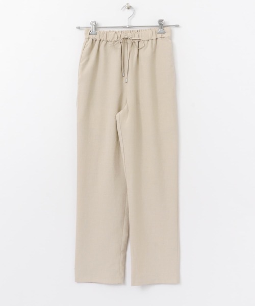 SENSE OF PLACE by URBAN RESEARCH（センスオブプレイスバイアーバンリサーチ）の「リネンライクセットアップ(テーパード)（ワンピース・レディース・ブラック/ライトベージュ/ベージュ・SMALL/MEDIUM）」の11枚目の写真